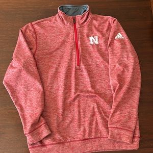 Adidas Nebraska Huskers Quarterzip